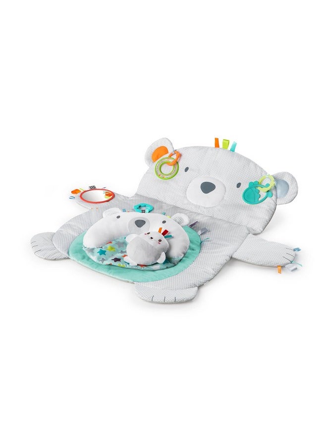 Tummy Time Prop & Play Baby Activity Mat With Support Pillow & Taggies - Polar Bear 35 X 29.5 In., Newborn And Up