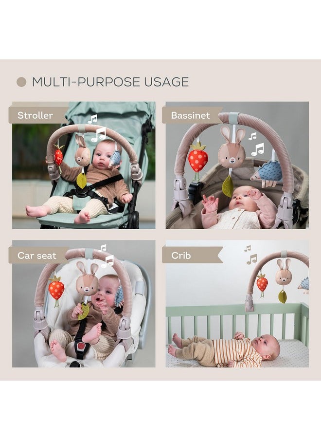 Arch | Ideal For Infant & Toddlers, Fits Stroller & Pram, Activity Arch With Fascinating Toys, Stimulates Baby’S Senses And Motor Skills Development, Easier Outdoors (Musical Bunny Arch)