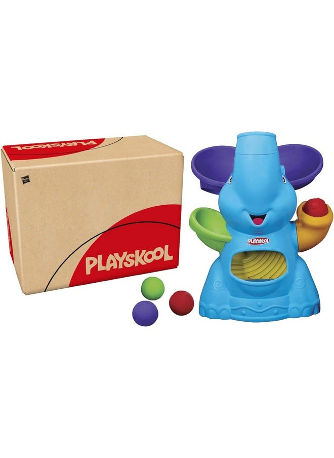 Elefun Busy Ball Popper Active Toy For Toddlers And Babies 9 Months And Up With 4 Colorful Balls (Amazon Exclusive)