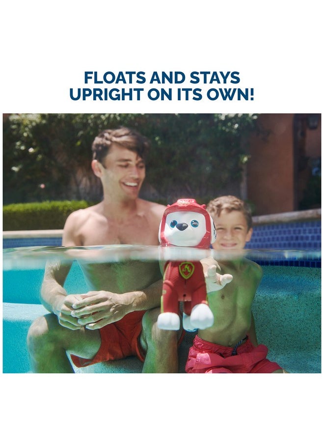 Paw Patrol Floatin' Figures, Swimming Pool Accessories & Kids Pool Toys, Paw Patrol Party Supplies & Water Toys For Kids Aged 3 & Up, Chase & Marshall 2-Pack