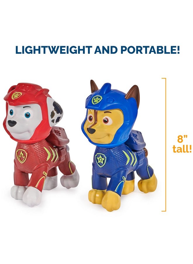Paw Patrol Floatin' Figures, Swimming Pool Accessories & Kids Pool Toys, Paw Patrol Party Supplies & Water Toys For Kids Aged 3 & Up, Chase & Marshall 2-Pack