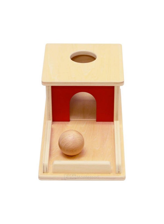 Object Permanence Box With Tray And Ball