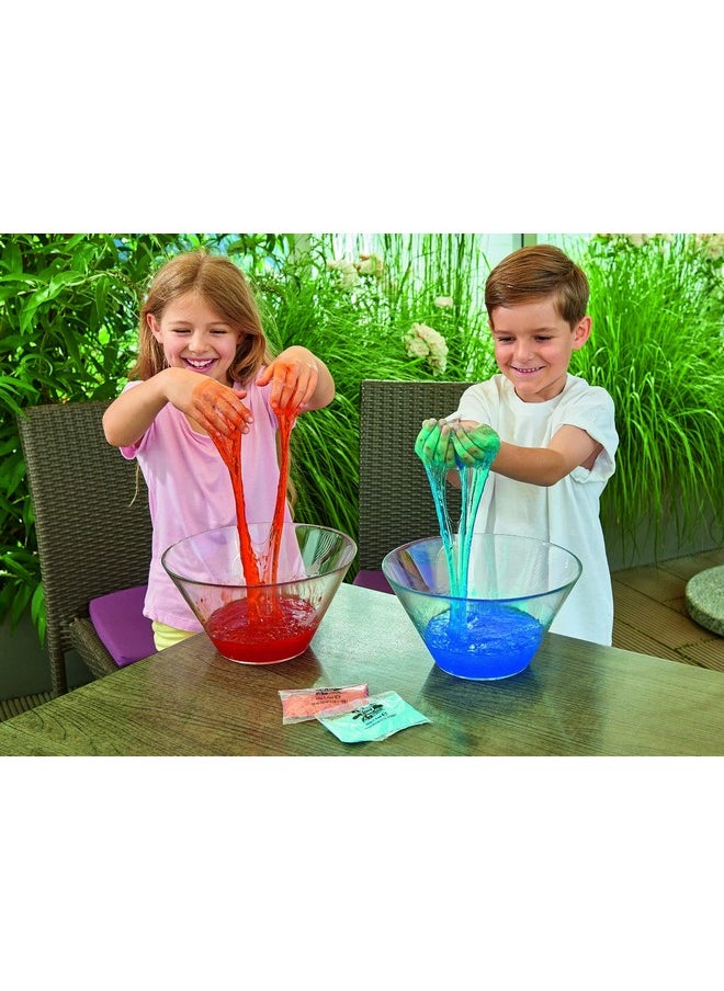 Aff Bundle From Zimpli Kids, Red, Green & Blue, Magically Turns Water Into Gooey, Colourful Slime, Slime Making Kit For Children, Birthday Present For Boys & Girls, Certified Biodegradable
