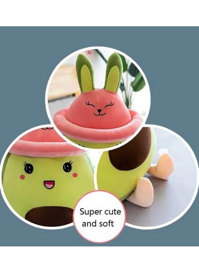 Soft Cute Avocado With Cap Pillow Cuddle Hug-Able Super Soft Toys Stuffed Plush Doll Toy Fits For Home, Office, Nursery Beds, Kids Room Super Soft Toys (Size 35 Cm)