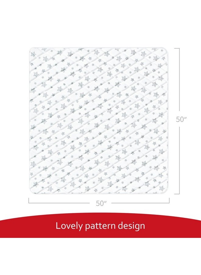 Premium Foam Baby Play Mat, 50''X50'' Playpen Mat, One-Piece Crawling Mat Non Slip Cushioned Mats For Babies, Infant And Toddler, Baby Floor Play Mat