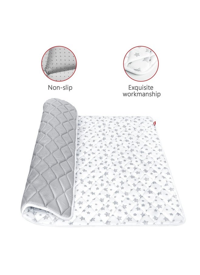 Premium Foam Baby Play Mat, 50''X50'' Playpen Mat, One-Piece Crawling Mat Non Slip Cushioned Mats For Babies, Infant And Toddler, Baby Floor Play Mat