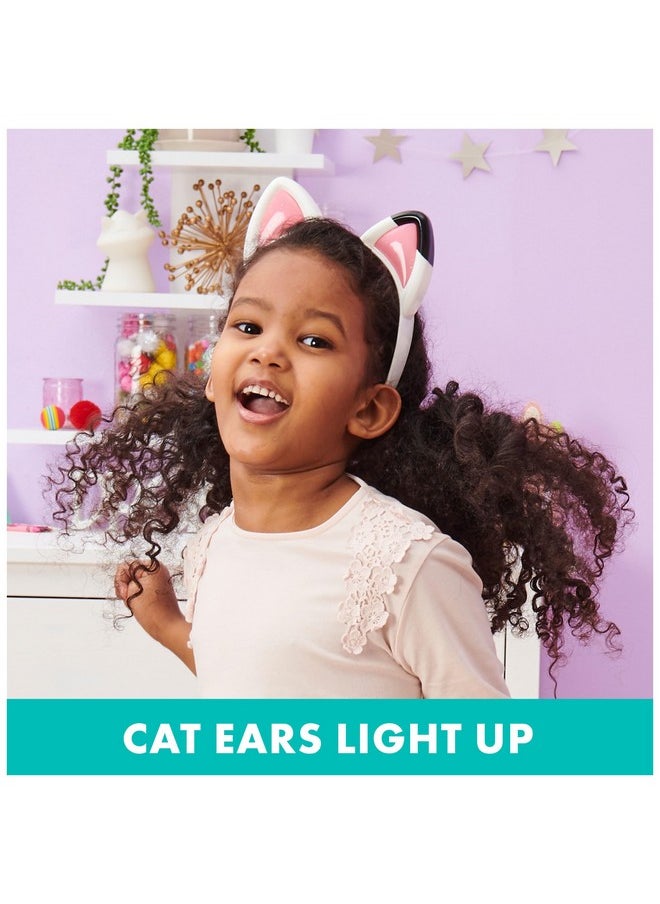 , Magical Musical Cat Ears, Kids Costume With Lights, Music, Sounds & Phrases, Pretend Play Toys For Girls Ages 3 And Up