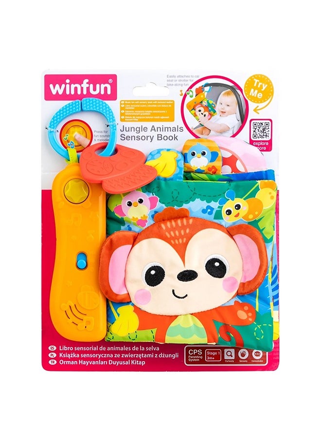 WinFun Jungle Animals Sensory Book