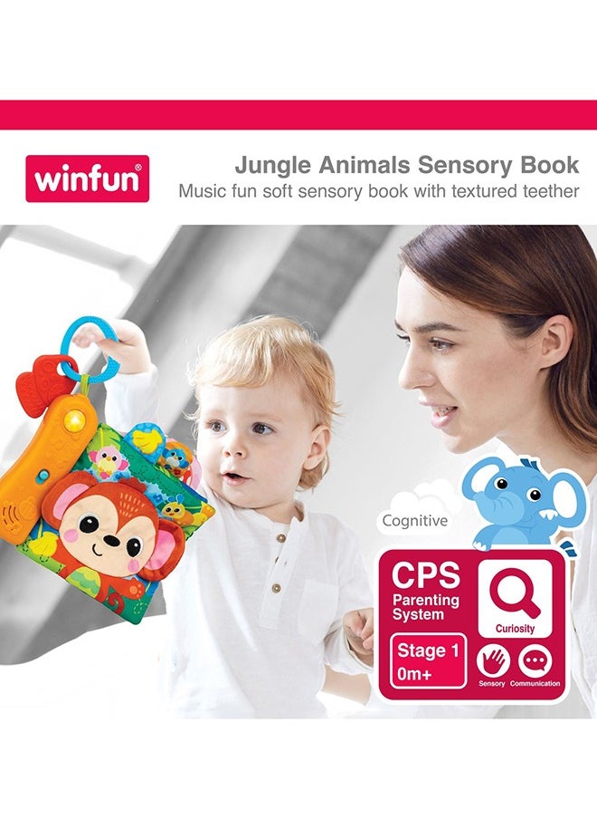 WinFun Jungle Animals Sensory Book