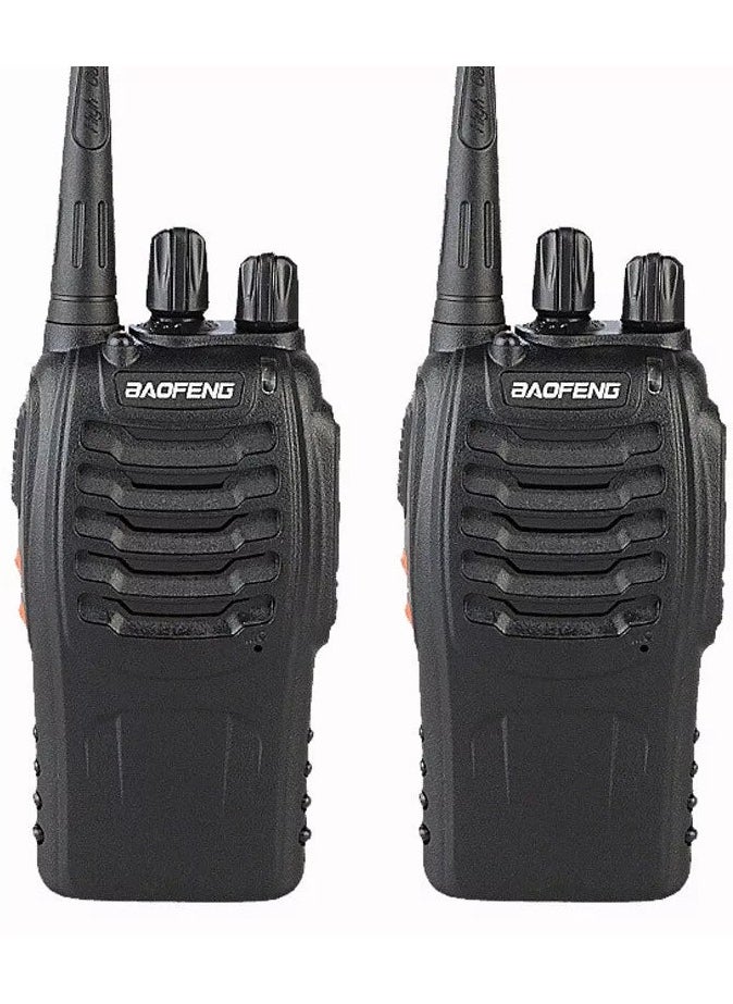 Baofeng 888s Walkie Talkie Set - Long Range 5W Two-Way Radio Pair with Charging - Durable, Easy-to-Use FM Handheld Radios for Outdoor Activities & Events