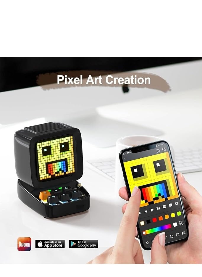 Divoom Ditoo Pro Bluetooth Mini Speaker - Black