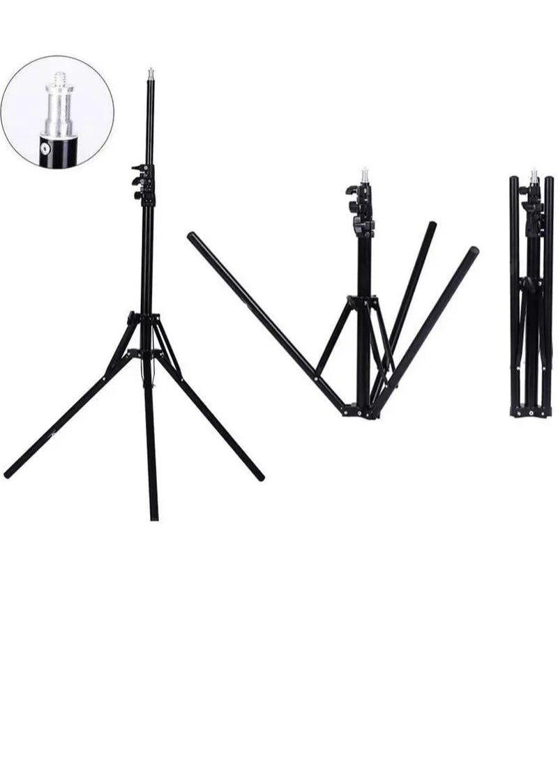 Xria SM1888 II Ring Light Size 18 inch 90W LED Ring light With Battery Slot Photographic Lighting Ring Light For Selfie Makeup live streaming (White)