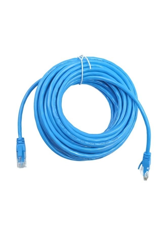 RJ45 CAT6 Ethernet LAN Network Cable Blue,30m Blue Ethernet LAN Network Internet Computer Patch Solid Wire