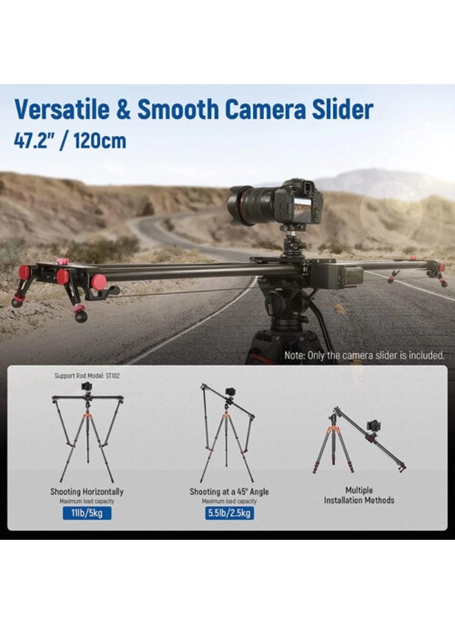 Neewer ER1 Motorized Wireless Carbon Fiber Camera Slider (80 Cm)