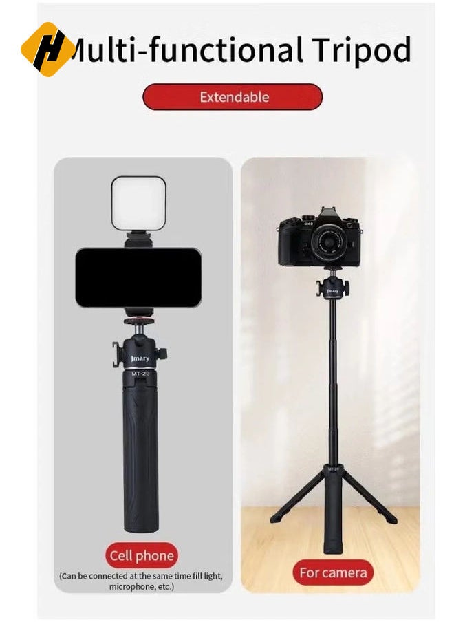 The Jmary MT-29 Portable Mini Tripod is a lightweight and compact tripod that is perfect for a variety of photography and videography applications.