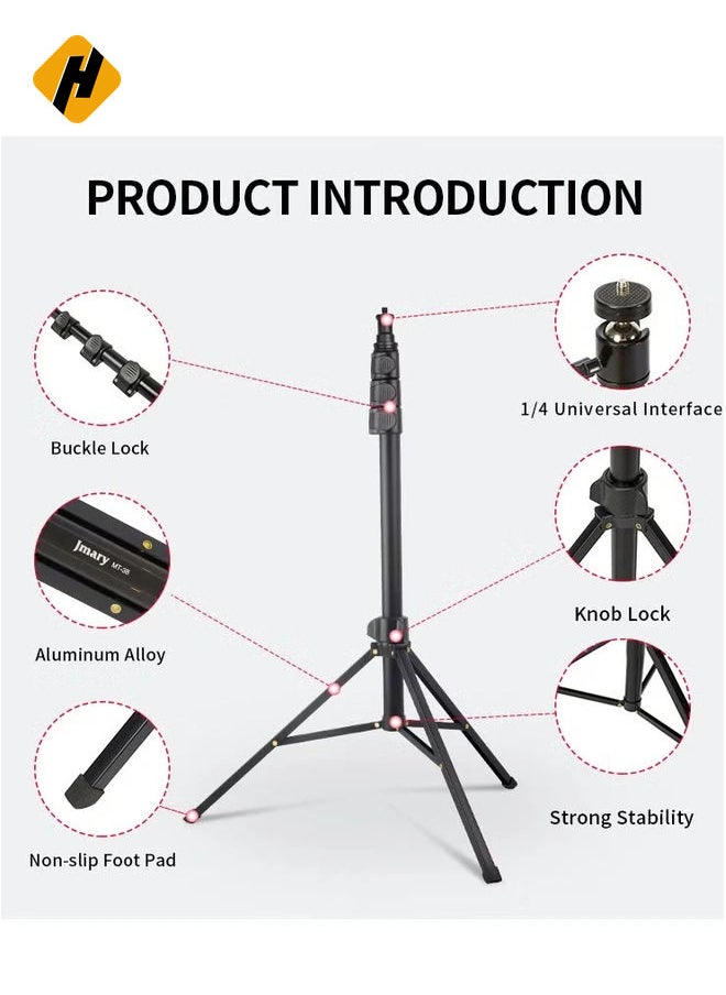 Tripod jmary mt-38, floor for photo/video cameras, 590-1680mm, Black