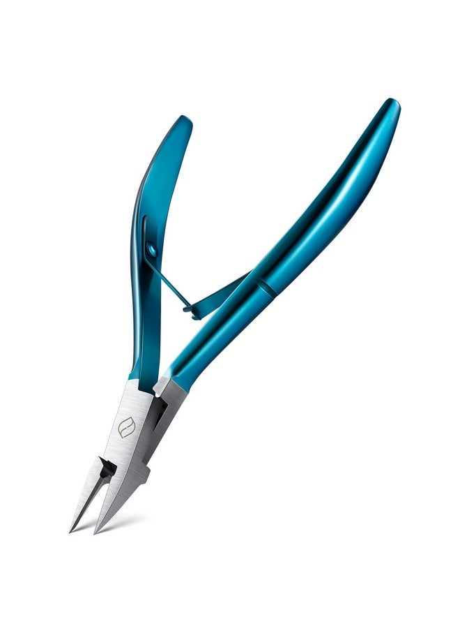 Ingrown Toenail Clippers Straight Blade Toe Nail Clippers For Thick Nails For Seniors, Stainless Steel Nail Clippers For Thick Toenails - Ultra-Slim 16Mm Blade Fingernail Clippers