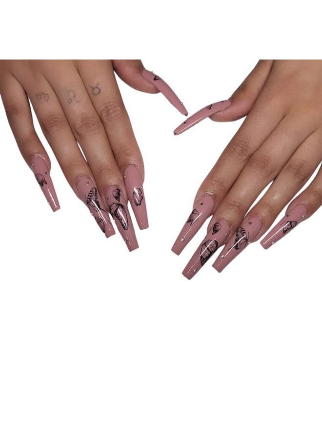 Soft Gel Coffin Shaped Gel Nail Tips Xxl, Length - Durable Full Cover Nail Tips - Made From Real Soft Gel, 10 Sizes, 500 Pieces - Easy To Remove (Coffin Xxl)