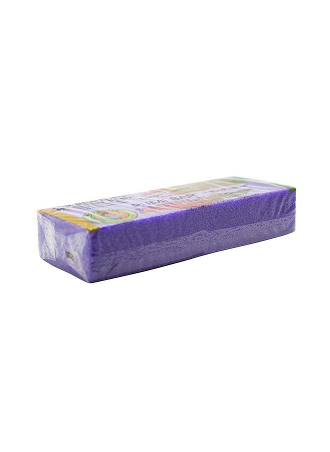 Purple Pumi Bar (Single): Extra-Coarse Callus Remover, Pedicure Stone & Ped File Scrubber For Smooth Feet And Heels
