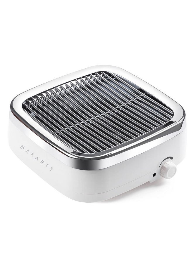 Nail Dust Collector - 60W Extractor Vacuum Dust Collector For Nails Acrylic Nail Drill Dust Extractor Beauty Gift Nail Salon Equipment With 2 Powerful Nail Fan Mk200