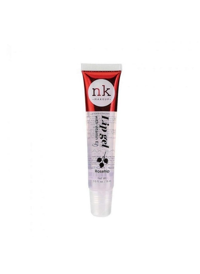 5 Pack Nk Lip Gel With Vitamin E Bubble Gum, Argan, Strawberry, Cherry And Rosehip Lip Gloss