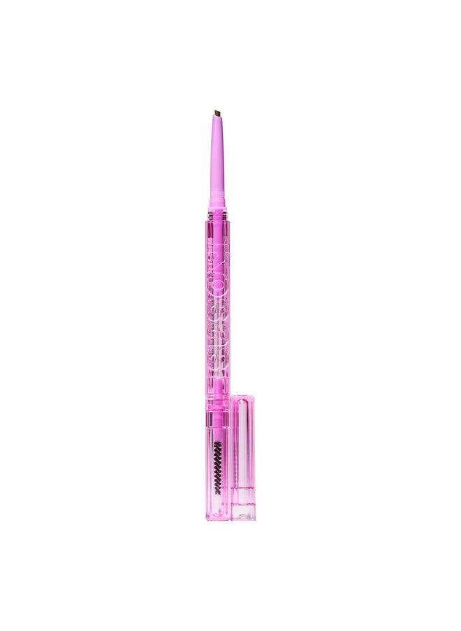 Brow Pop - Longwear Eyebrow Makeup, Dual-Sided Defining Pencil With Castor Oil For Soft, Natural Look Of Real Hair - Medium Brown