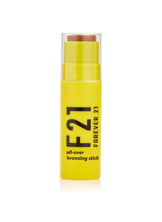 F21 Beauty All Over Sticks, Set Of 3 Medium Shades W. Bronzer Stick (Mocha), Blush Stick (Rose Glow), Highlighter Stick (Rosebud), Multi-Use Makeup Trio For Face, Cheeks, Contour & Sculp