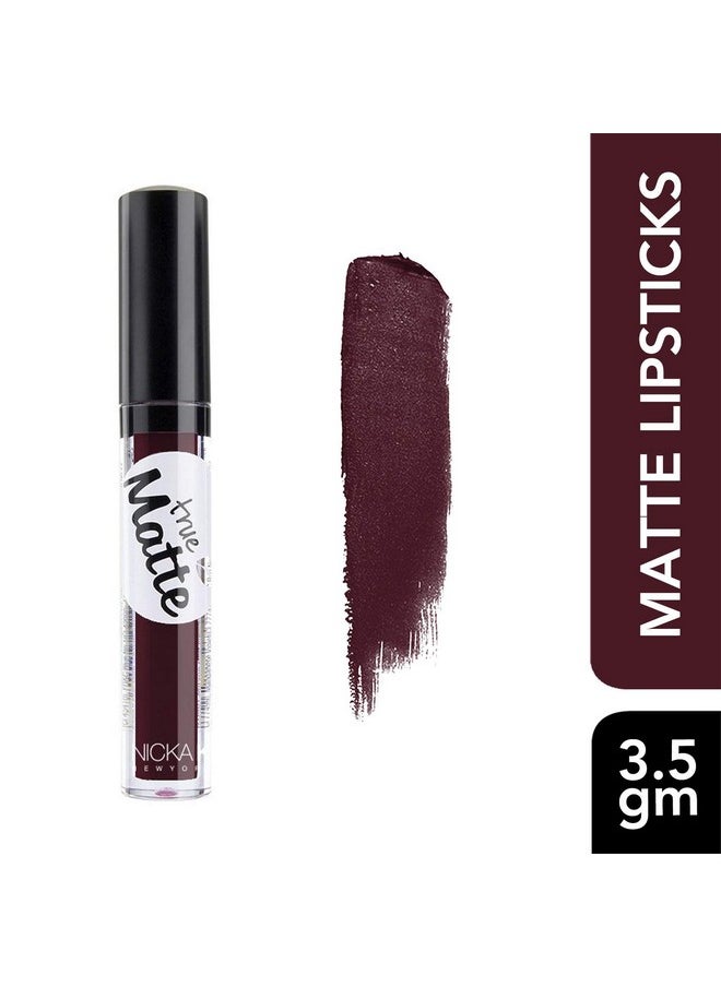 Nicka K True Matte Lip Color - Ntm12 Aubergine