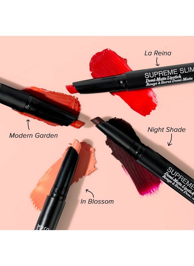 Demi-Matte Supreme Slim Lipstick (La Reina)