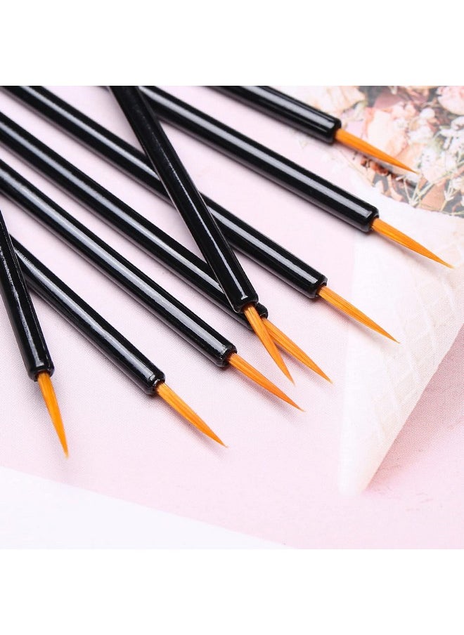 Disposable Eyeline Mascara Brushes Eyelash Brush Wands Applicator Makeup Brush Tool Kits (Black-Yellow 200Pcs)