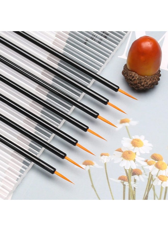 Disposable Eyeline Mascara Brushes Eyelash Brush Wands Applicator Makeup Brush Tool Kits (Black-Yellow 200Pcs)