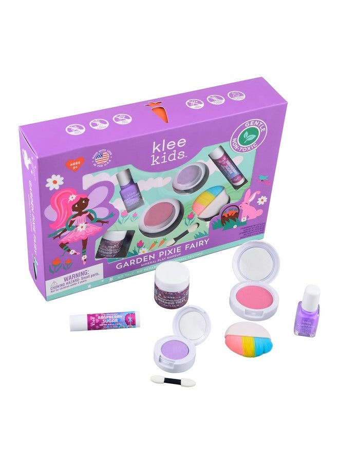 Luna Star Naturals Klee Kids Deluxe Play Makeup Kit. Gentle And Non-Toxic. Made In Usa. (Garden Pixie Fairy)