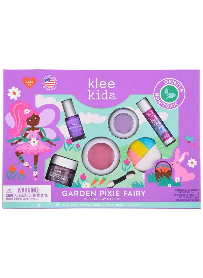 Luna Star Naturals Klee Kids Deluxe Play Makeup Kit. Gentle And Non-Toxic. Made In Usa. (Garden Pixie Fairy)