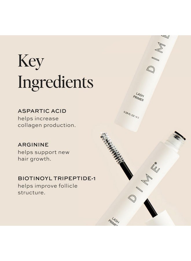 Beauty Lash Primer, Eyelash Primer For Added Mascara Volume And Length, White Prime And Growth Serum, 8 G / 0.28 Oz