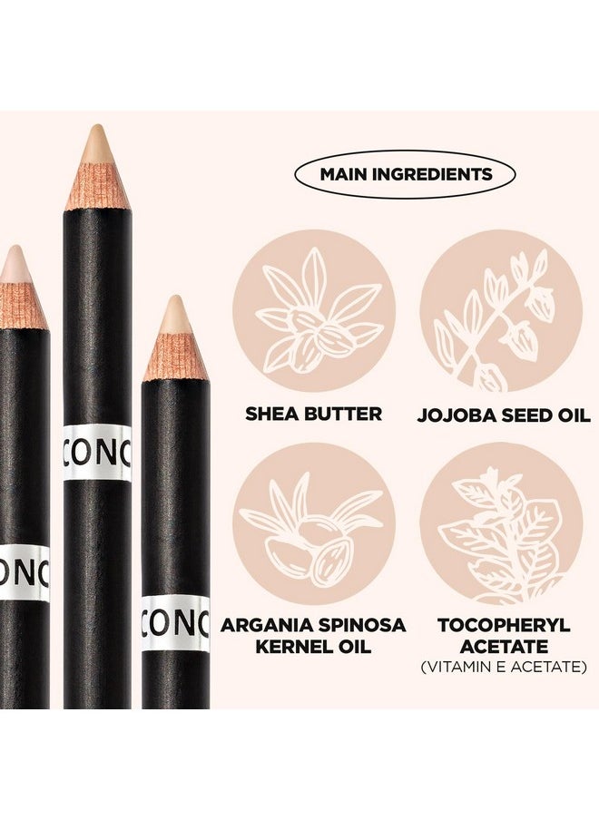 Cover Perfection Concealer Pencil - Non Comedogenic Spot Eraser - Conceal Blemish,Aging Spot,Acne&Freckle - Multi-Use Under Eye Concealer For Dark Circle,2G (0.5 Ice Beige)