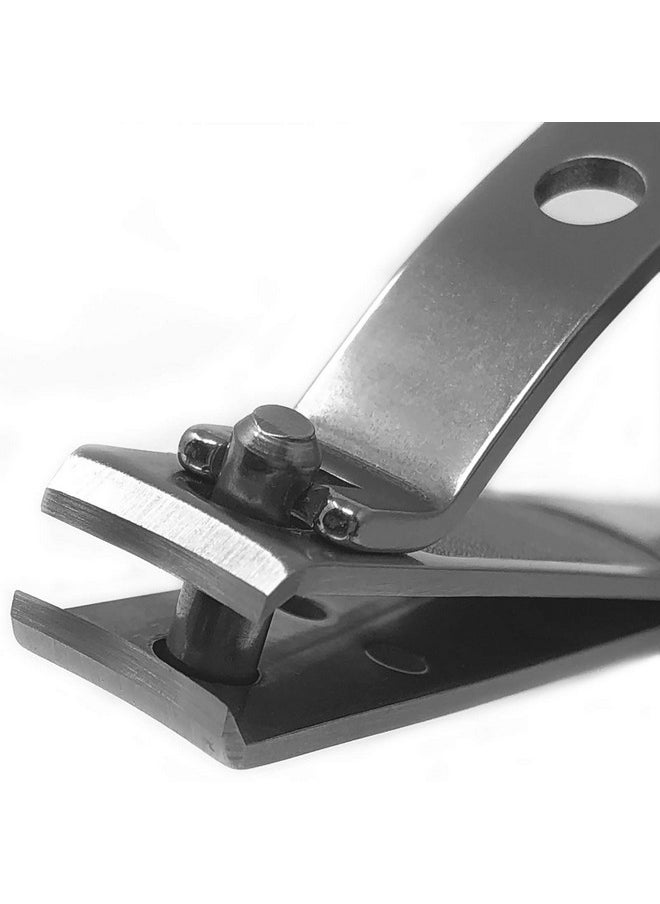 Nail Clippers For Thick Nails - Heavy-Duty, Stainless Steel, Tough, Professional Toenail Clippers W/Built-In File - Nail Cutters For Seniors And Adults