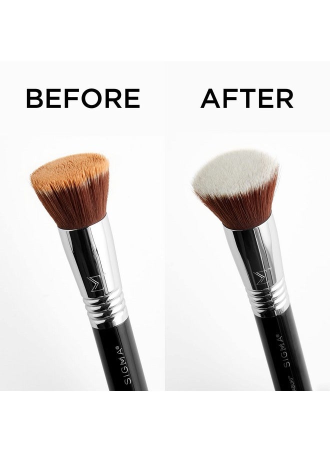 Portable 2-In-1 Sigmagic Scrub - Solid, Professional Grade Makeup Brush Cleaner With Silicone Texture To Quickly And Effectively Remove Makeup Residue & Build Up On Makeup Brushes (1Pc)