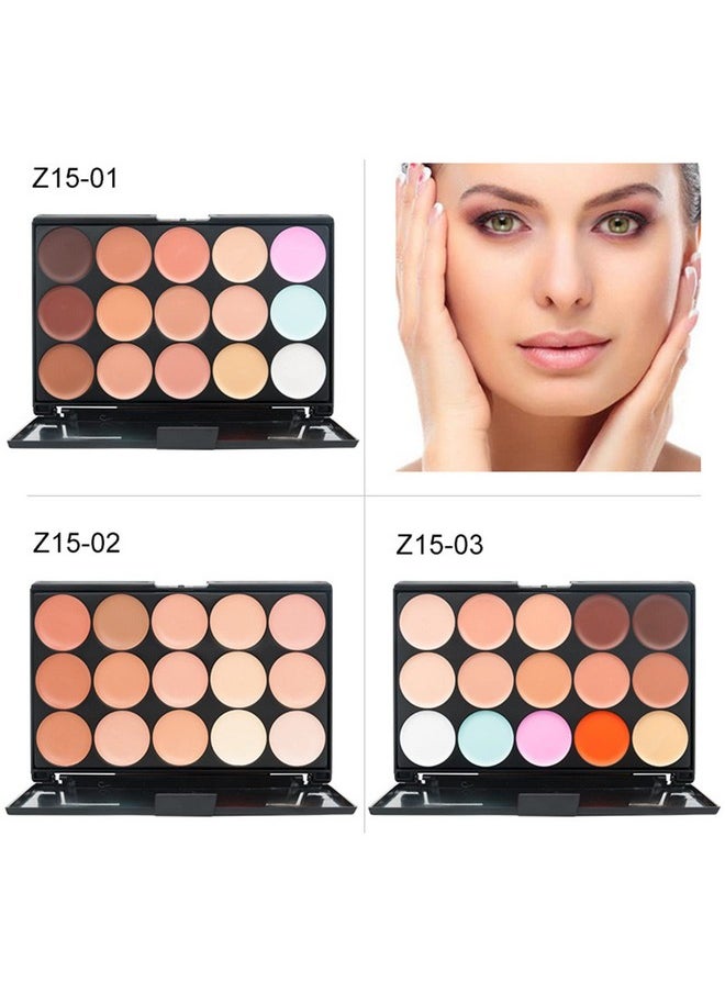 S Hydrating Cream Concealer Palette, Pure Vie Long Lasting Full Coverage Correcting Concealer Palette Foundation Camouflage Makeup Contour Kit For Conceals Corrects Dark Circles Acne Blemish#2