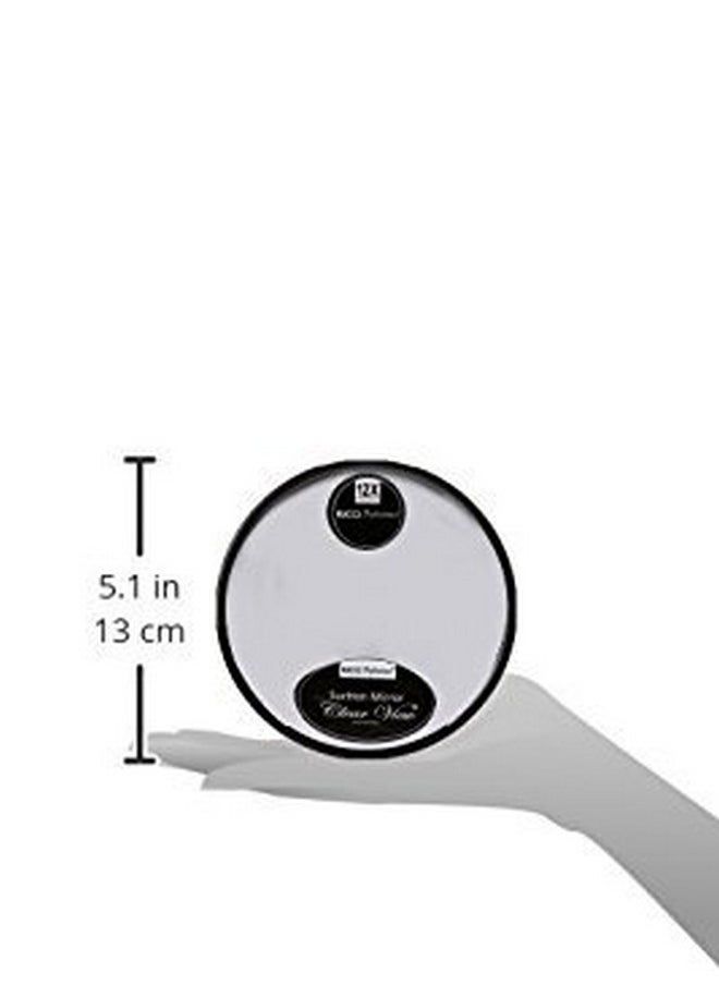 M870 Suction Cup Mirror, 12X, Black, 5-Inch Diameter