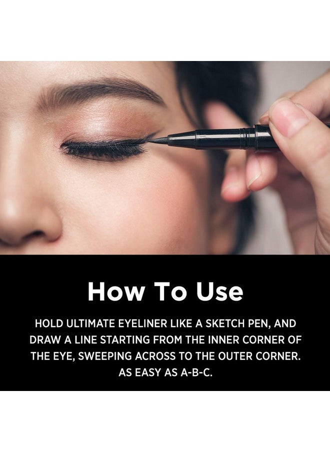 Ultimate Eye Liner, Black, 1Ml | Waterproof | Transfer-Proof | Lasts Upto 16 Hours