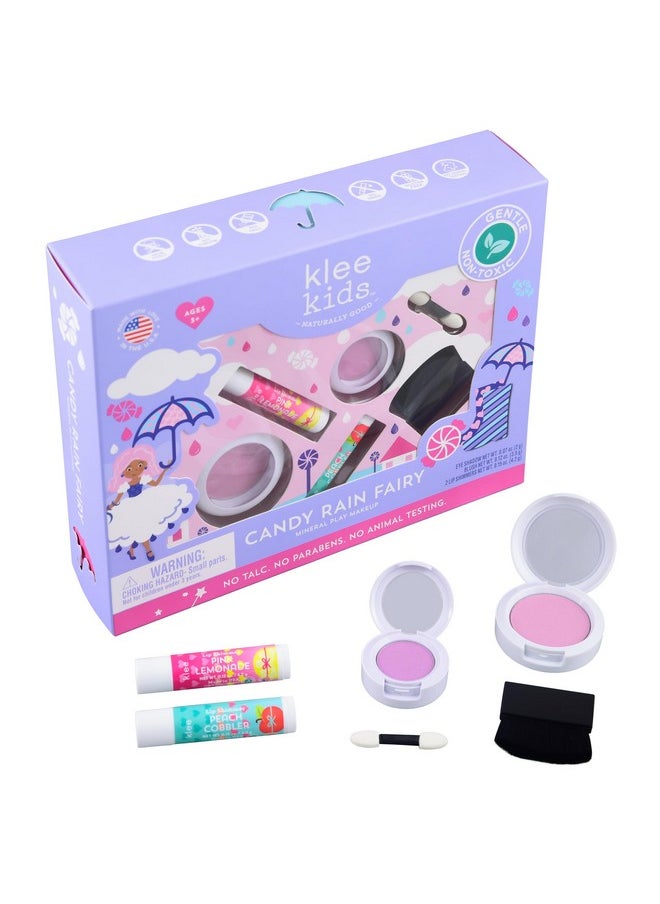 Luna Star Klee Kids Play Makeup Kit. Gentle And Non-Toxic. Kid-Friendly. Made In Usa. (Candy Rain Fairy)