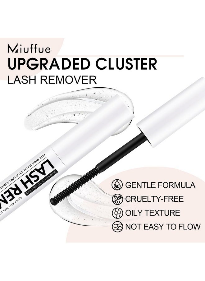 Eyelash Glue Remover 5Ml Cluster Lash Remover, Lash Remover For Individual Cluster Lashes, Lash Bond, And False Eyelash Wispys, Gentle Non-Irritating Mascara Wand Eyelash Extension Remover