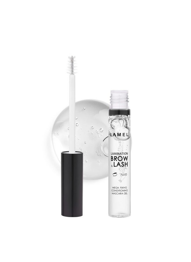 Lamination Clear Brow And Lash Gel - Megafixing Eyebrow Glue, Clear Eyebrow Gel, Waterproof & Sweat-Proof Clear Mascara, Setting For Feathered & Fluffy Brows - Flawless Eyebrow Makeup