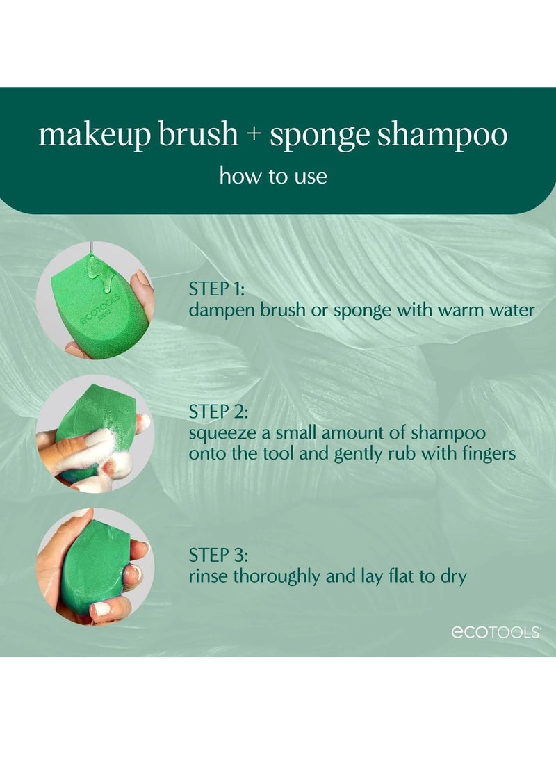 ECOTOOLS Makeup Brush + Sponge Shampoo, 177ml