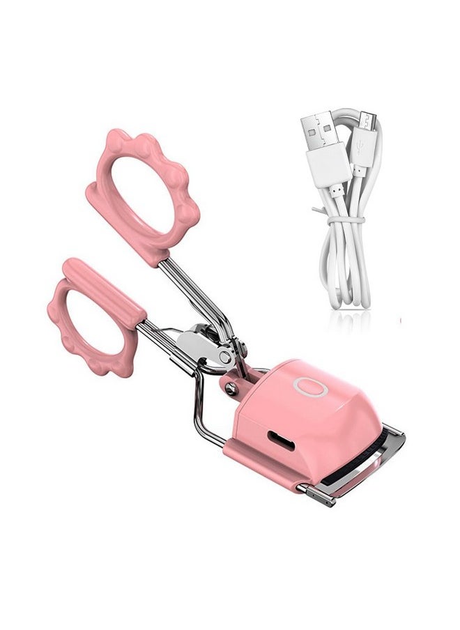 Heated Eyelash Curlers Electric Eyelash Curler With Usb Charging, Temperature Adjustable, Silicone Pad For Quick Heating Best Curler For Eyelash