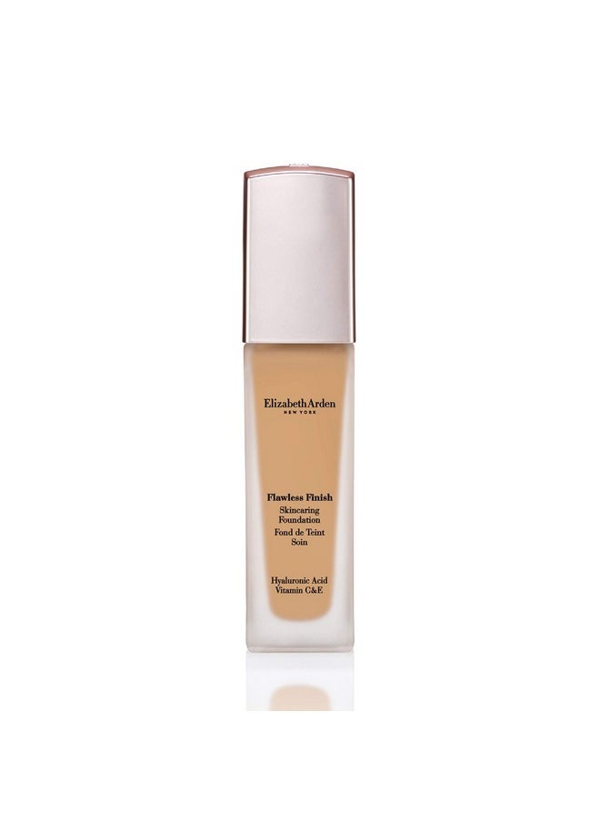 Flawless Finish Skincaring Foundation With Hyaluronic Acid, Vitamin C & E, 320N (Medium Skin With Neutral Undertones), 1 Fl. Oz.