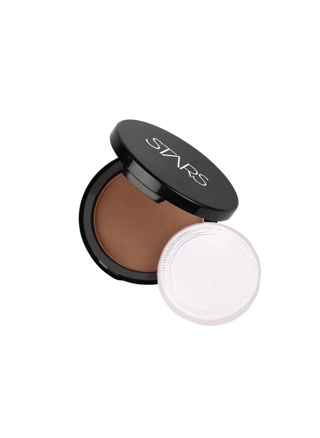 Star Cosmetics Photo Fix Matte Finish 2 In 1 Powder Foundation Personal & Professional Long Lasting Water Proof Highly Pigmented Full Coverage Face Make Up Foundation For All Skin Types (Almond) 9G