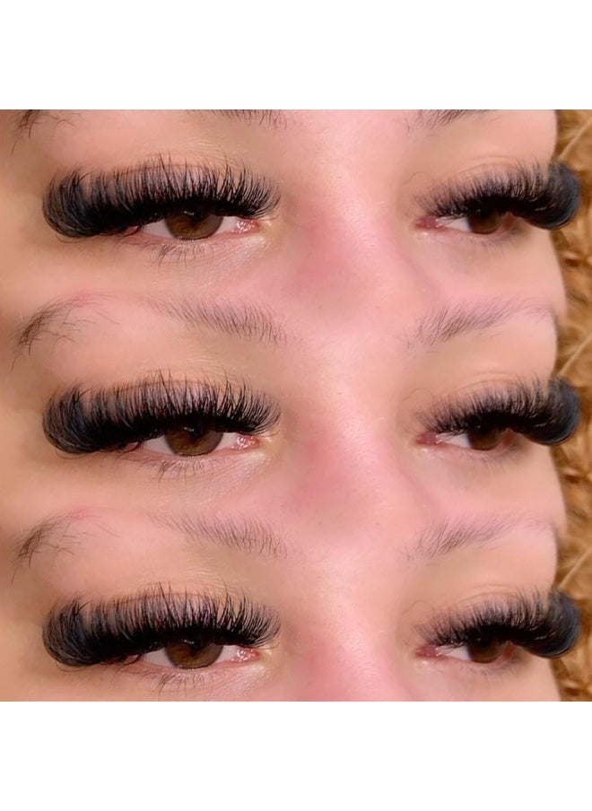 Fluffy Lash Extension Kit Cluster Lashes Diy Eyelash Extension Kit Individual Lashes Kit With Lash Bond And Seal Glue, Lash Applicator, Diy At Home For Beginners(60P+80P, 280Pcs)