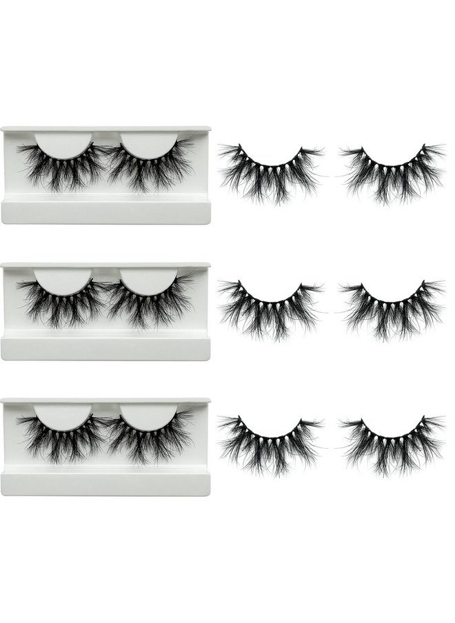 Ink Lashes Mikiwi Eyelashes, 5D Mink Eyelashes, Super Fluffy Long Dramatic Eyelashes, Thick Handmade Full Strip Lashes, Cruelty-Free Lash 20-22Mm 3D Mink Lashes