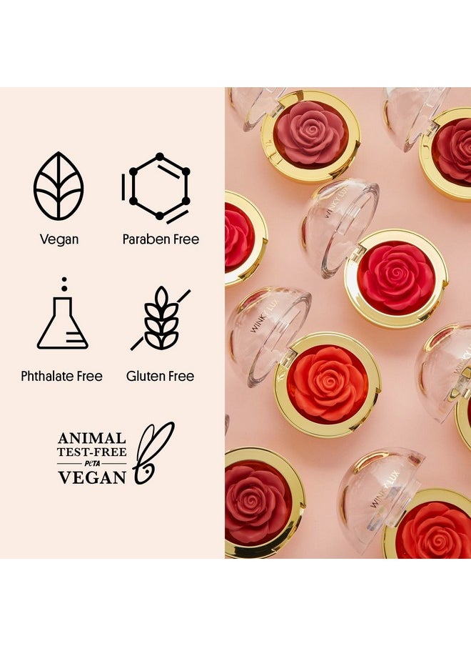 Cheeky Rose, Cream Blush For Cheeks, Flower Blush With Vitamin E, Makeup Blush And Flower Makeup, Pink Tea Time